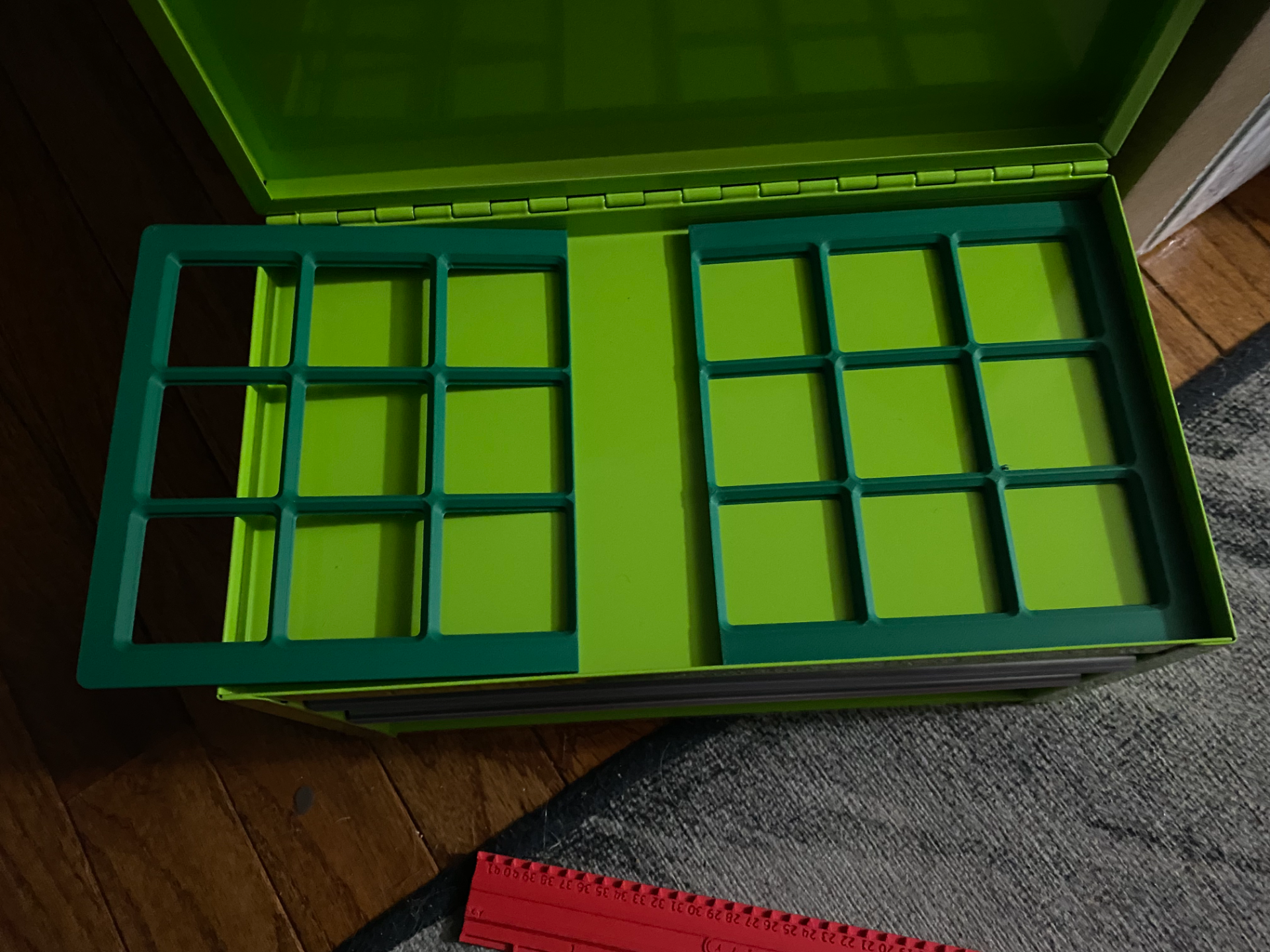 Kobalt Mini toolbox Gridfinity Base Top Storage