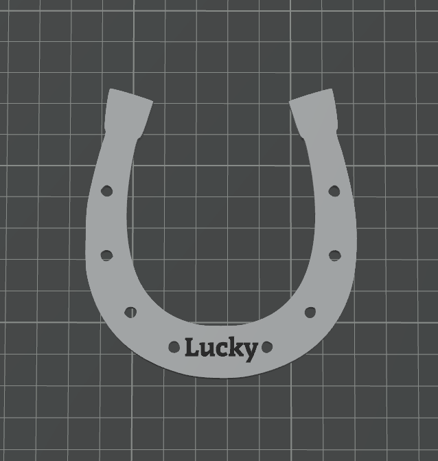 Hufeisen "Lucky" – Glücksbringer & Pferdedeko