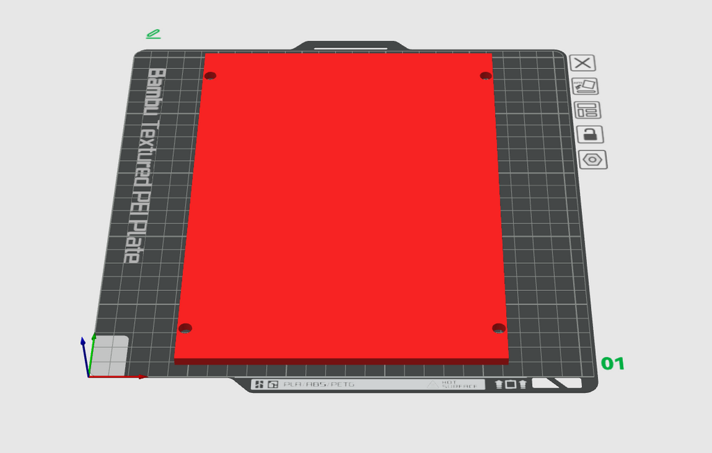 Stackable holder lid, 5mm thick