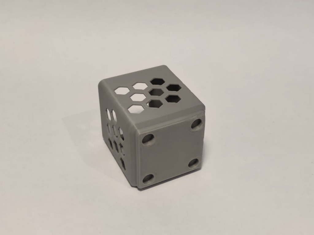 Gridfinity Bin 1x1 - Hex Wall