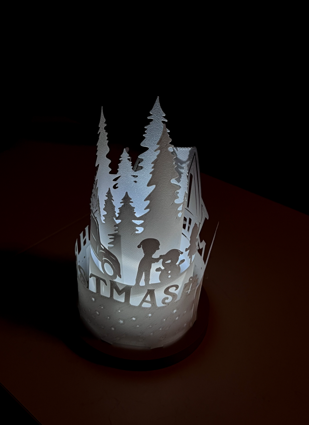 Merry Christmas Round Lantern