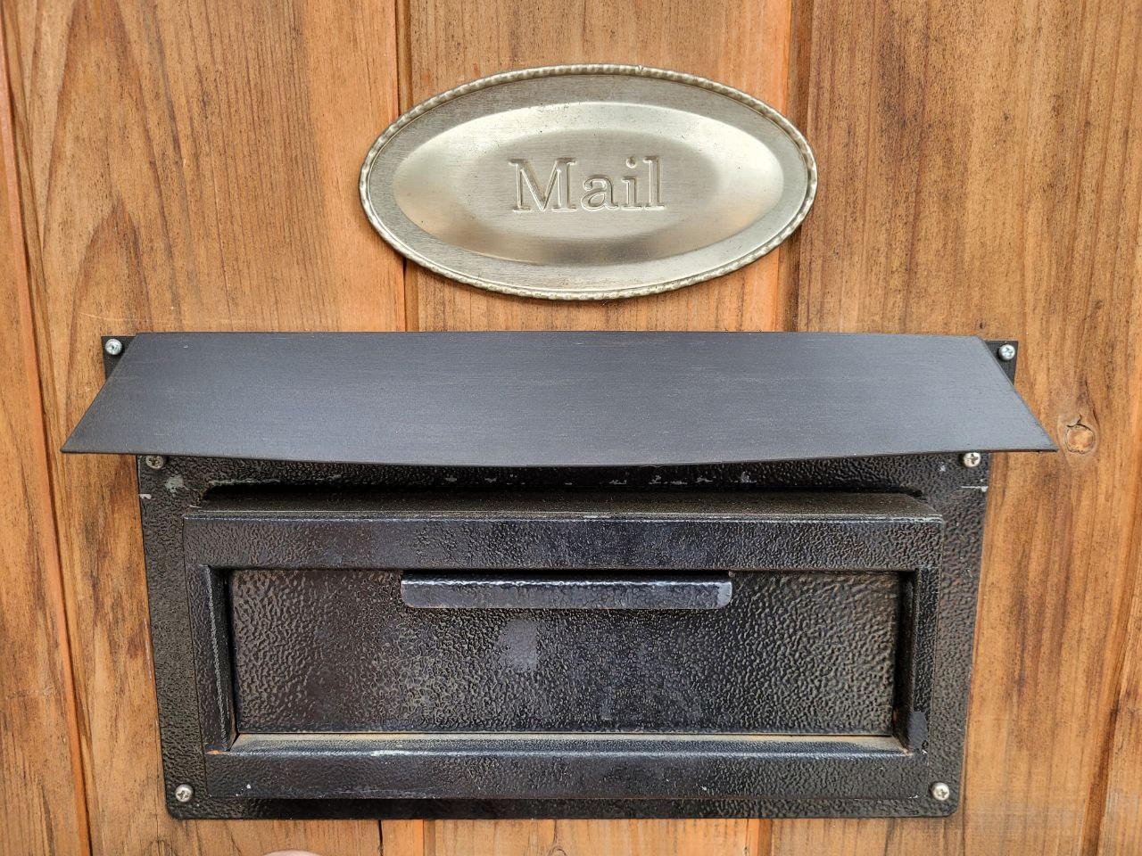 Mail Slot Rain cover, 100% ORIGINAL designed by ME