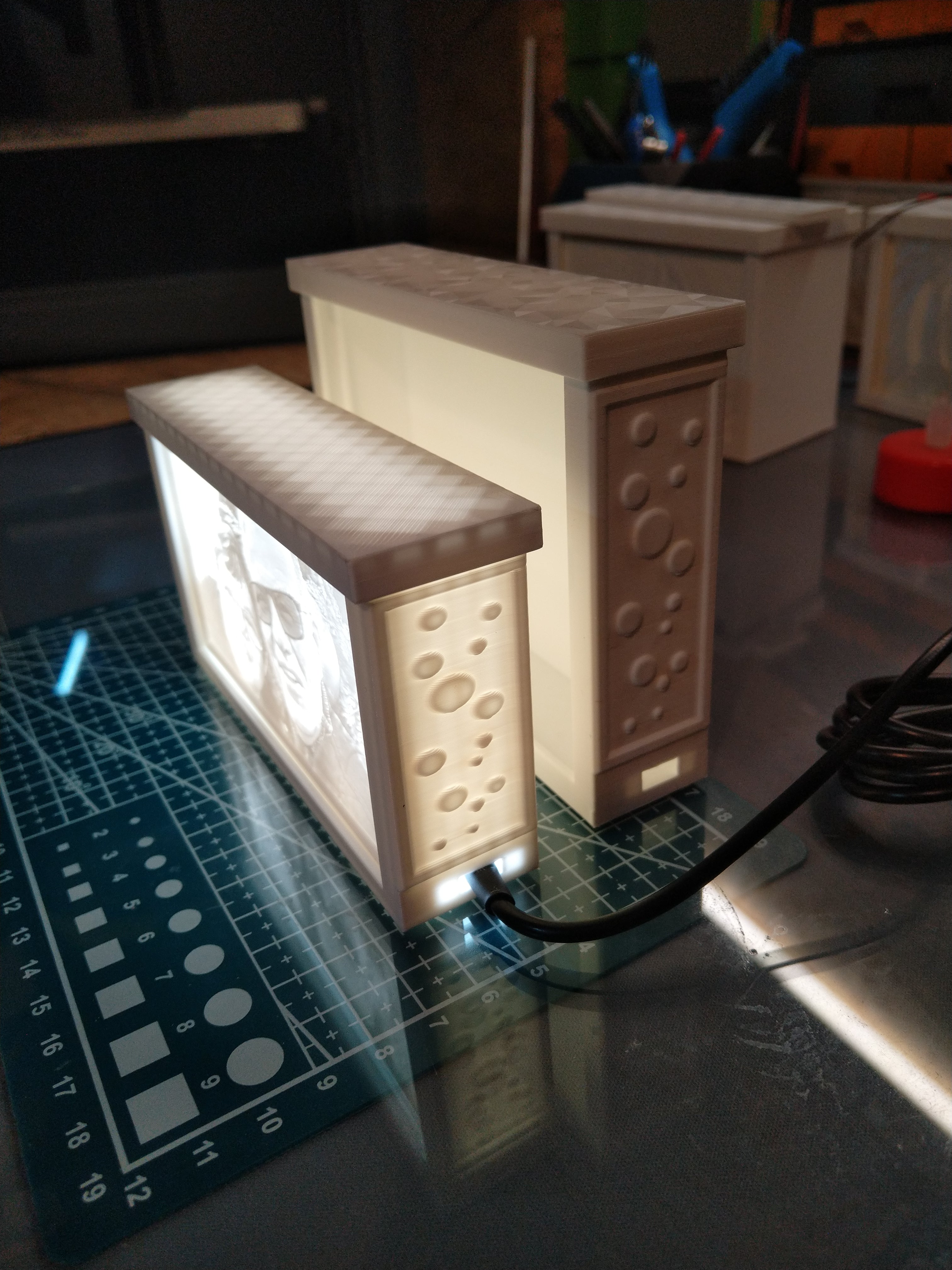 Lithopane Frame Box V3 for LED STRIP