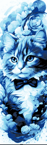 Set of 3 Bookmarks of Cats - Hueforge