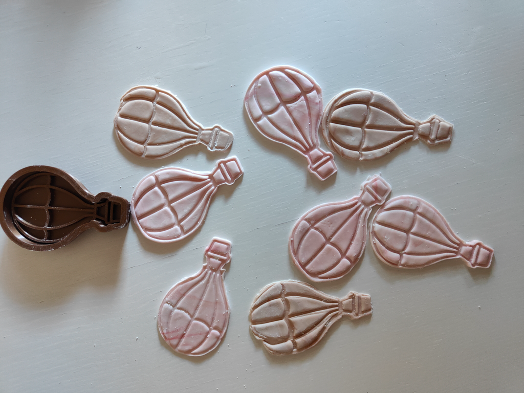 Hot Air Balloon Cookie Cutter + Stamp