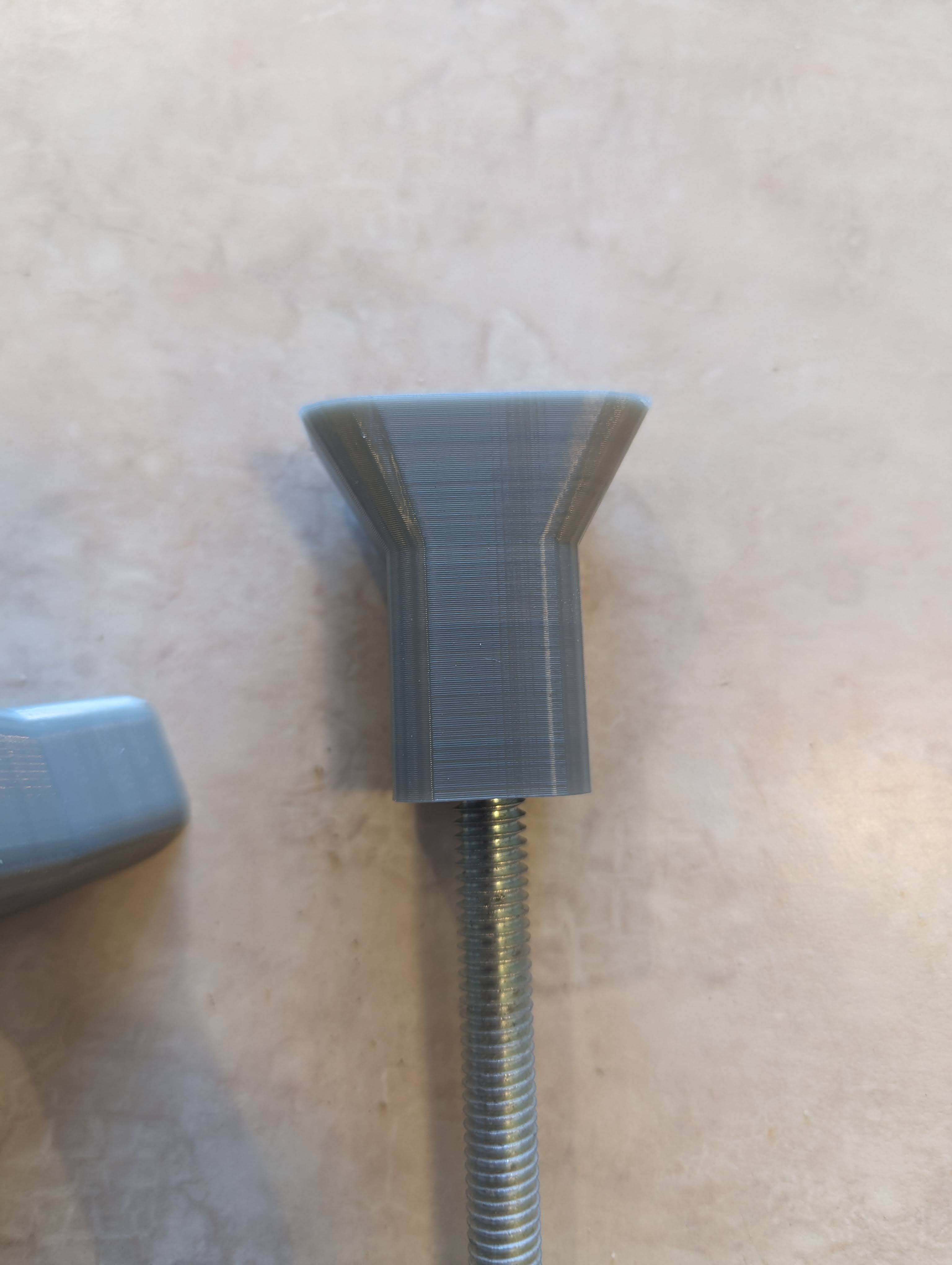 Live Christmas tree stand bolt extender
