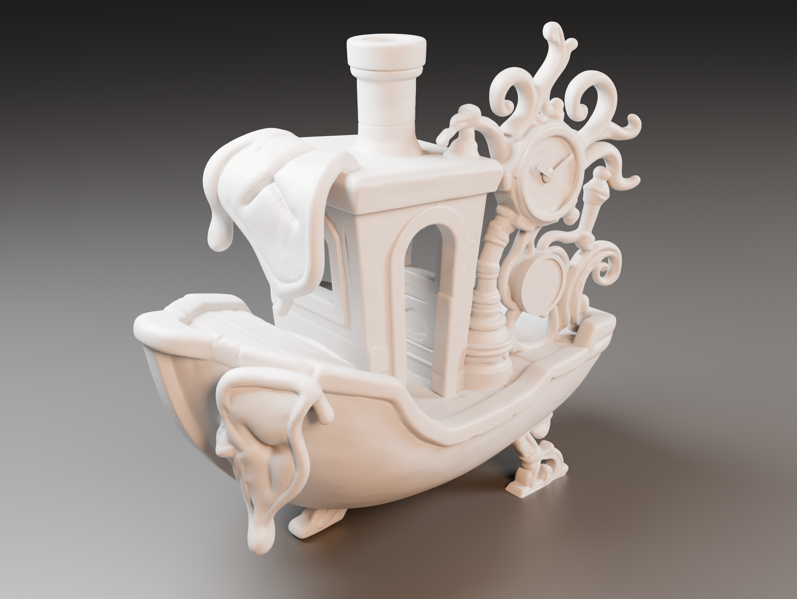 Time Travel Benchy