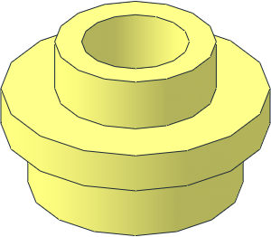 Brick 1x1 round plate - parts 4073 and 85861