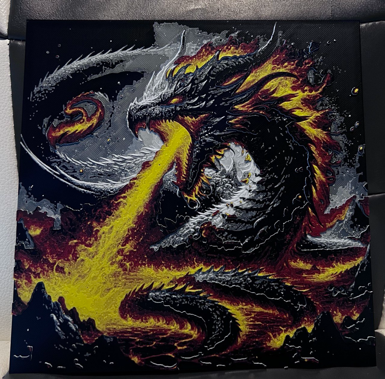 Dragon fire Hueforge