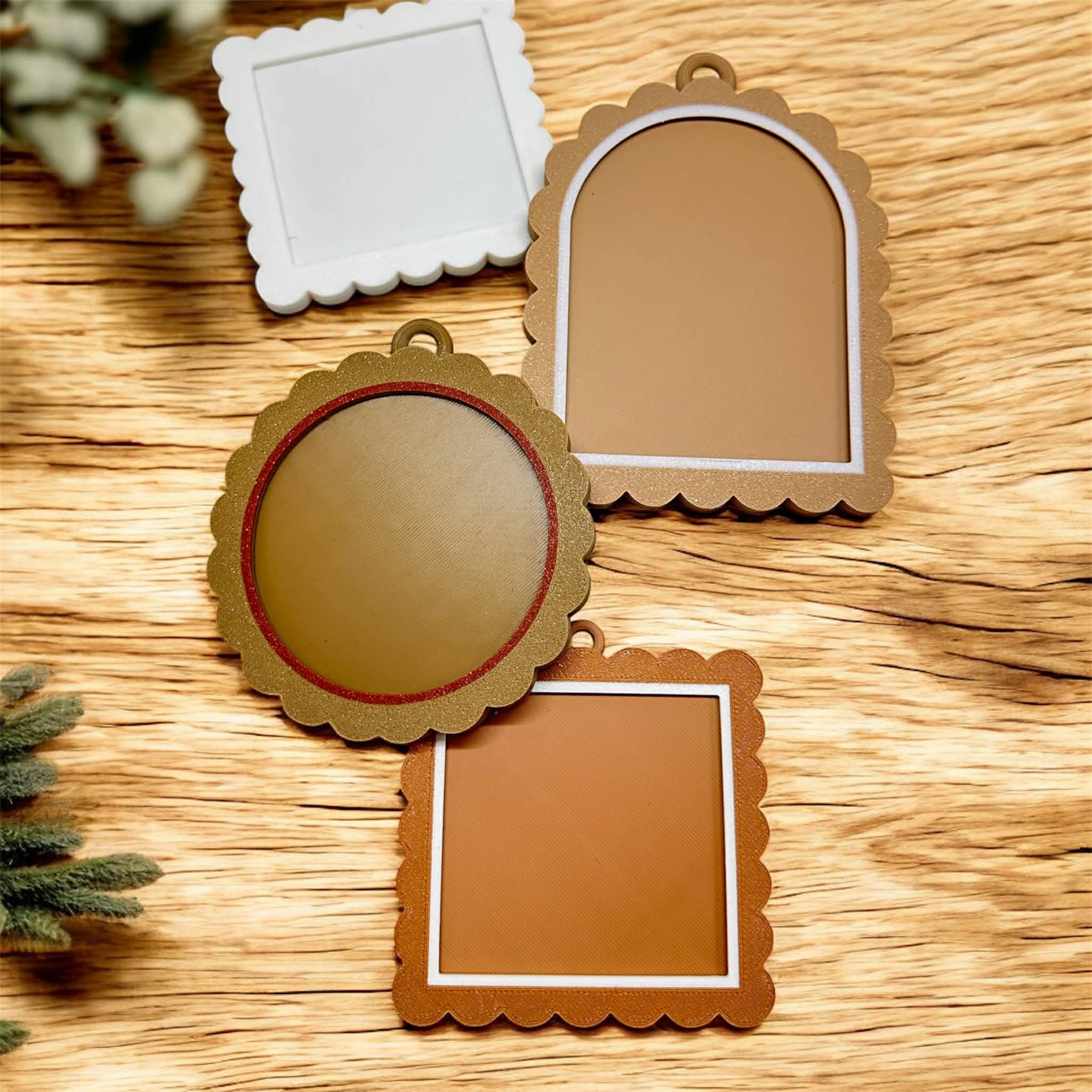 Boho Frame Ornaments