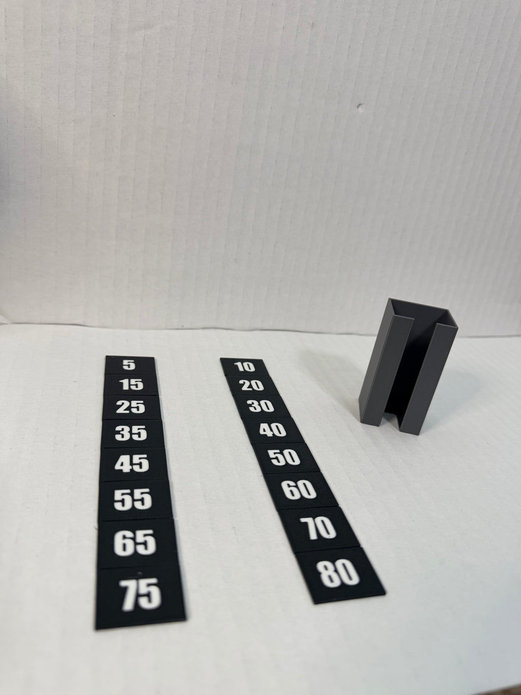 Universal Weight Stack Labels W/ Holder