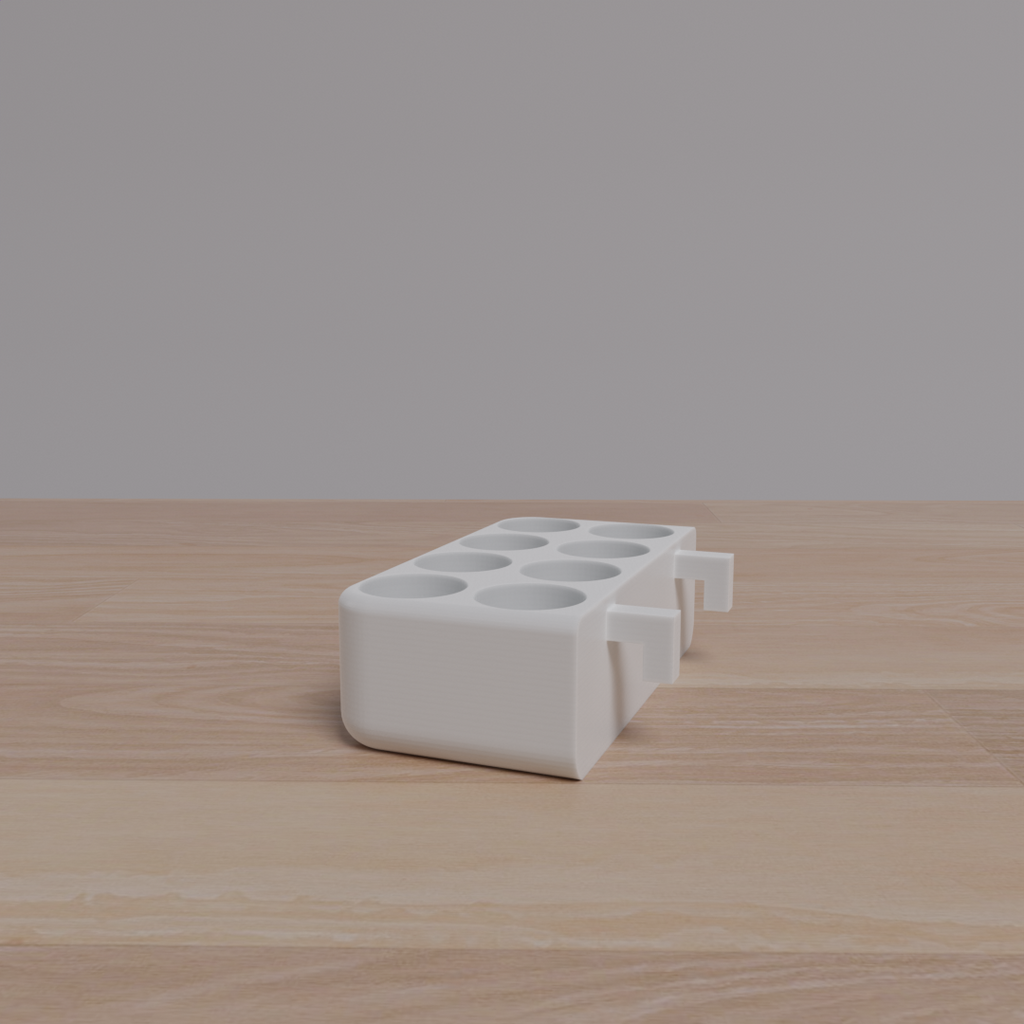 AA Battery Holder/Organizer for Ikea Skadis Pegboard