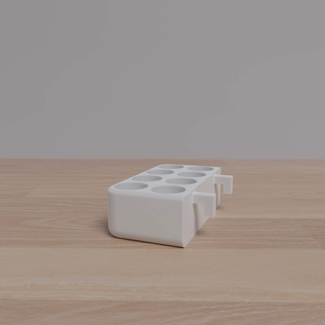 AA Battery Holder/Organizer for Ikea Skadis Pegboard