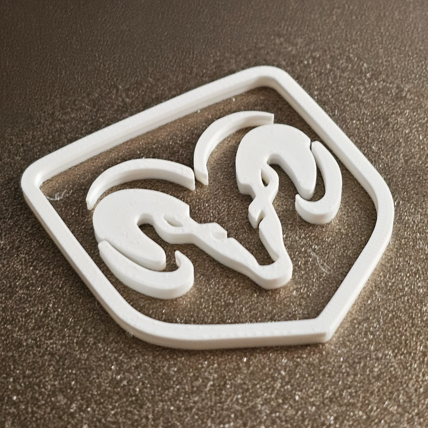 Dodge Ram Truck Logo - 3D Printed Design