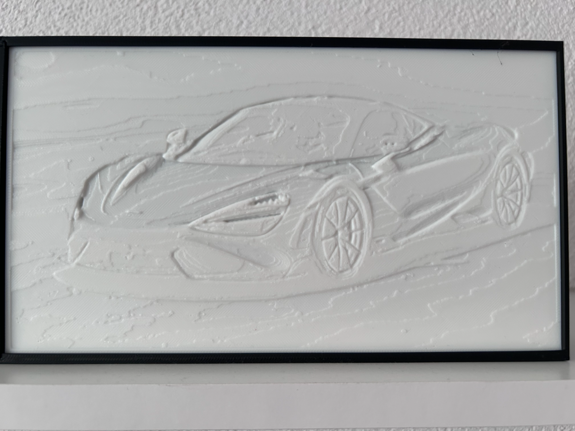 Mclaren 765lt car Light picture (Lithophane)