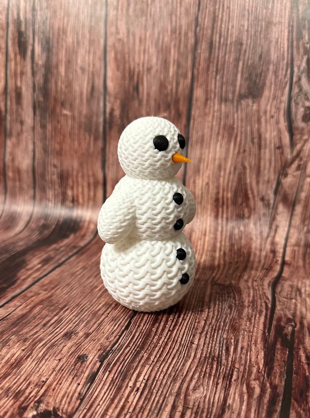 Cute Knitted Snowman
