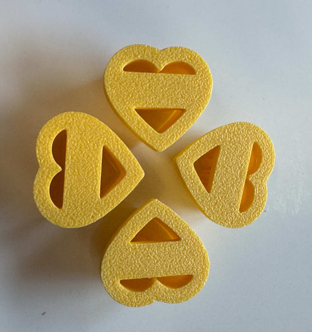 Valentine Conversation Hearts clay cutters *sharp*