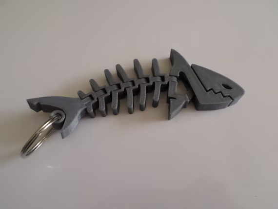 Flexible Shark Keychain / bambu studio