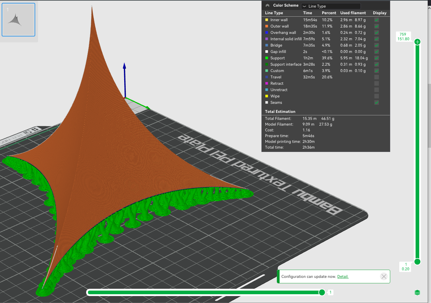 terrence howard curved tetrahedron (tree supports)