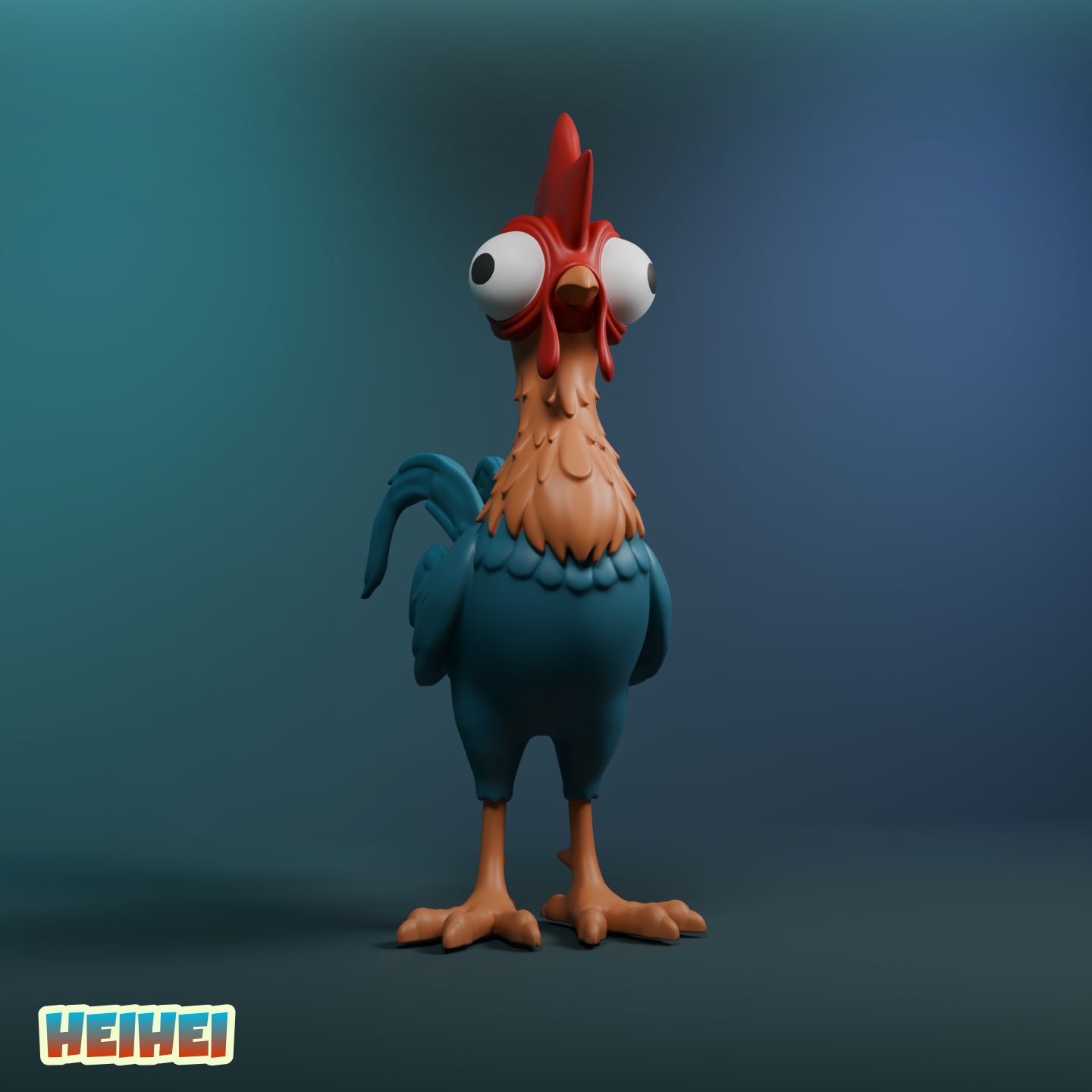 Heihei the chicken – Moana's rooster - Multicolor