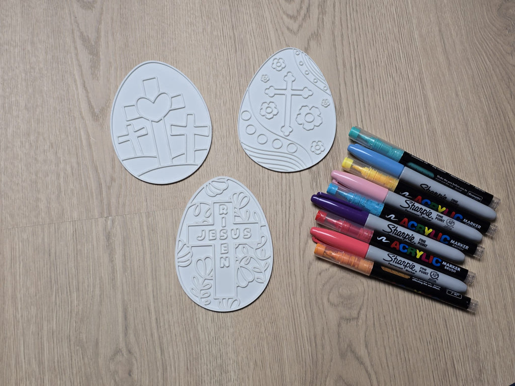 Jesus Love Easter Eggs Coloring Craft Pack