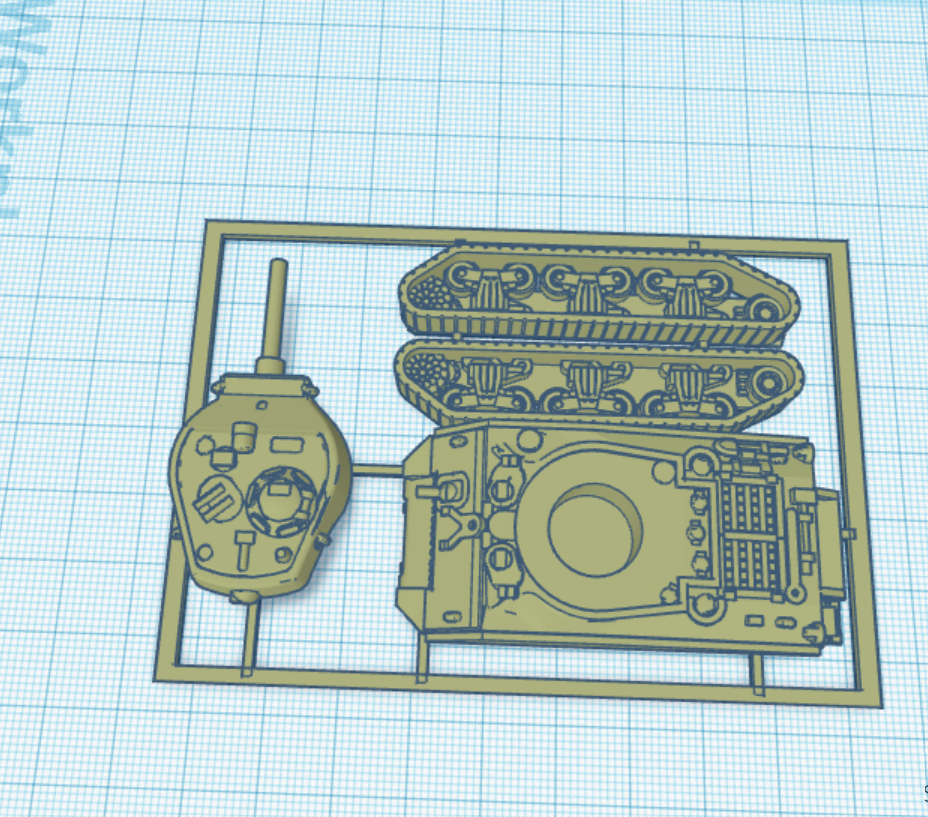Sherman tank/card kit