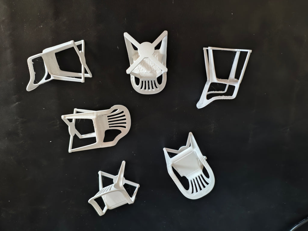 DTMF Bad Bunny Lawn Chairs for Hair Clips