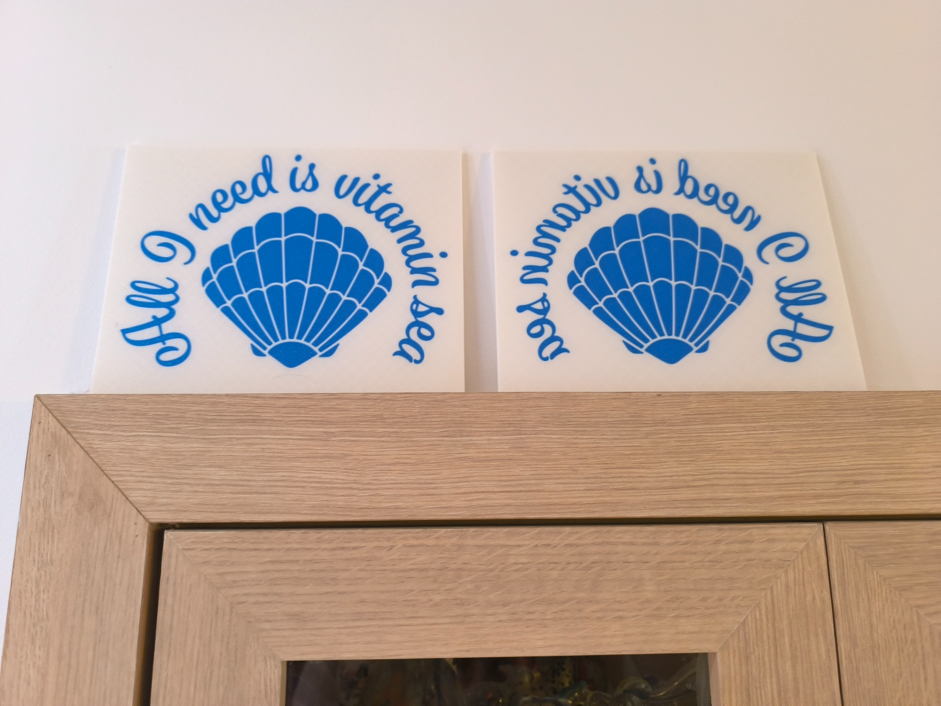 Vitamin Sea door decoration