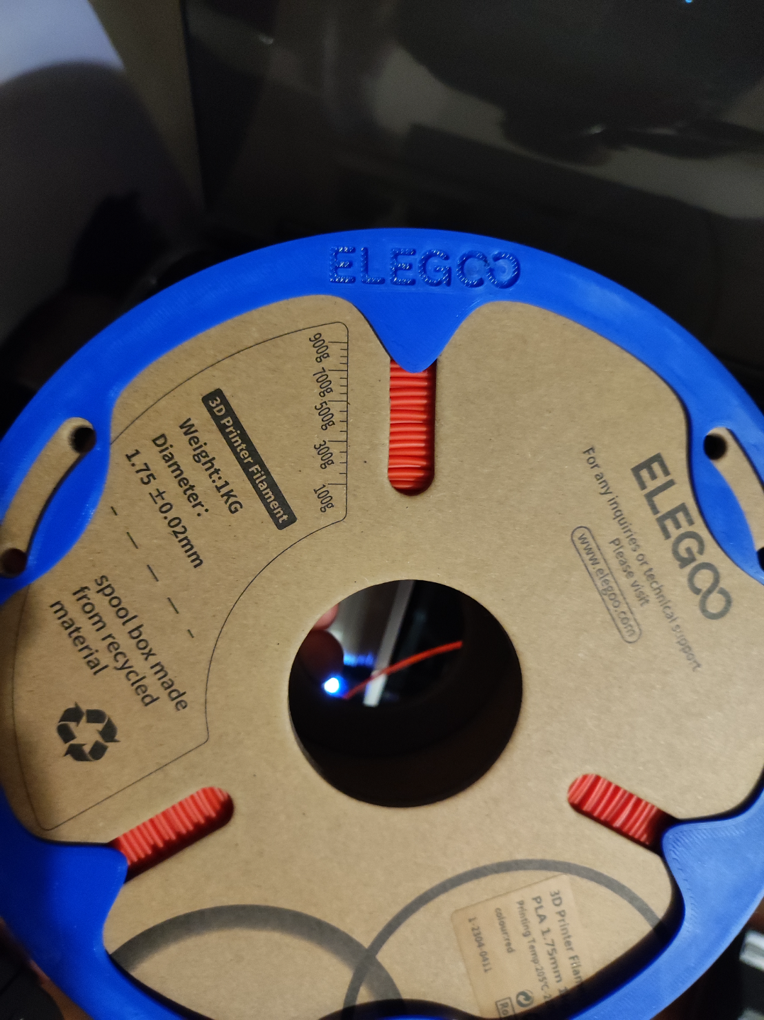 Elegoo Spool Adapter with logo