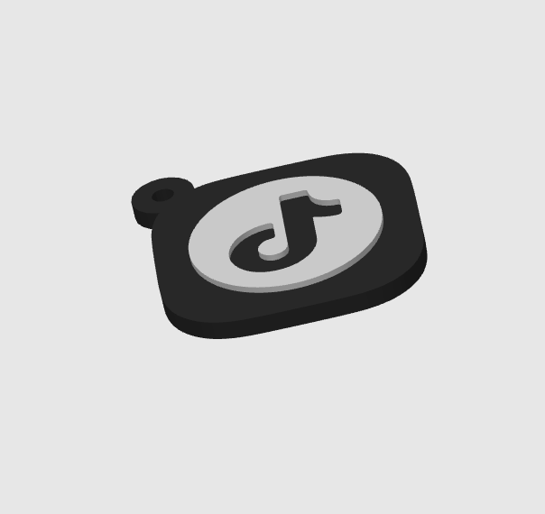 TikTok NFC Keychain | NFC Tag | NFC Keyring