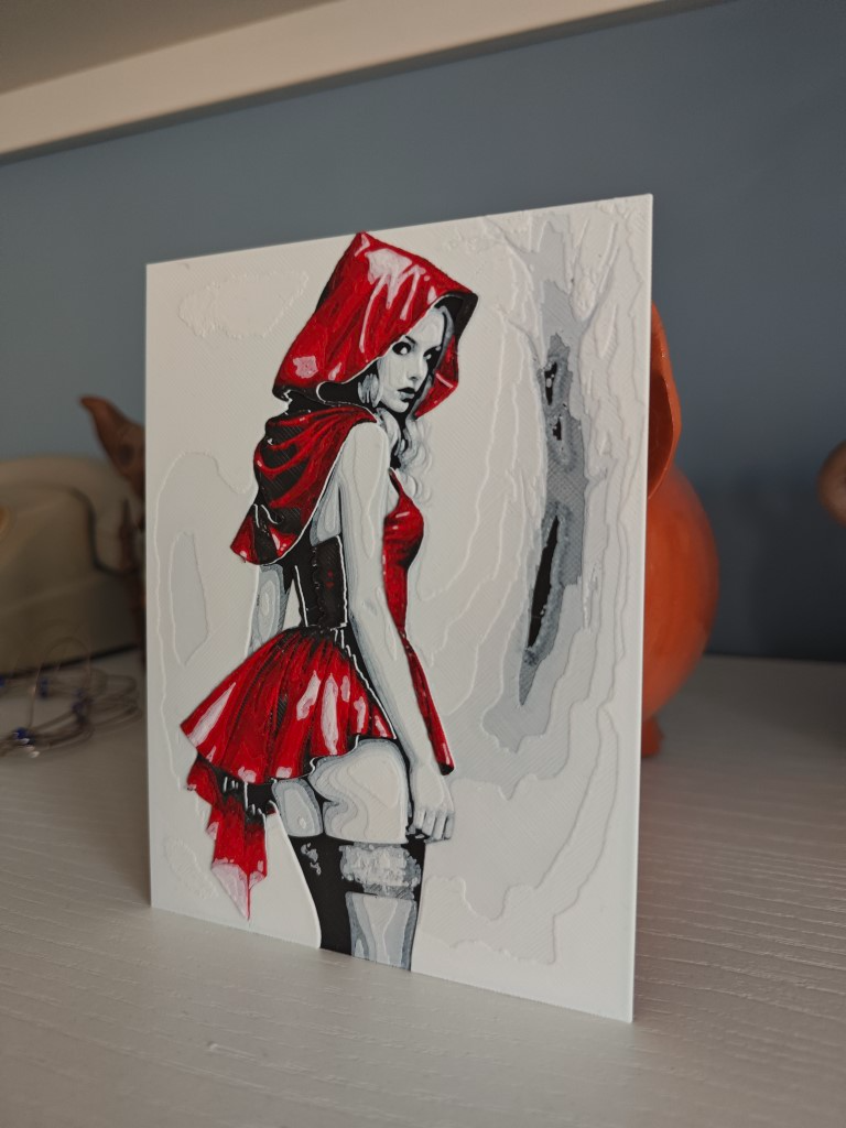 Hueforge caperucita roja