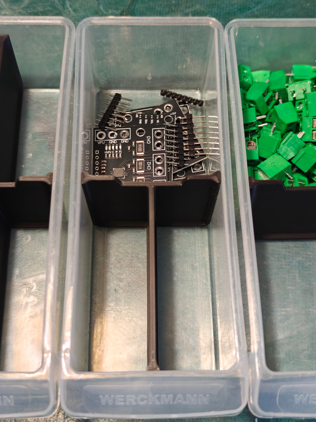 Custom Dividers Werckmann 12-Box Organizer Action