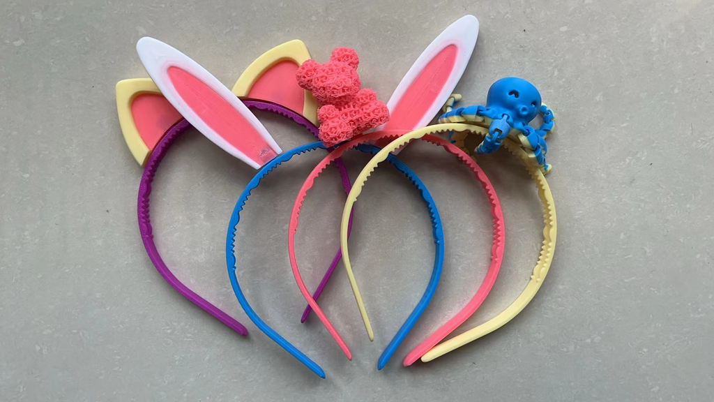 Detachable and customizable headbands，可装卸和自定义的发箍
