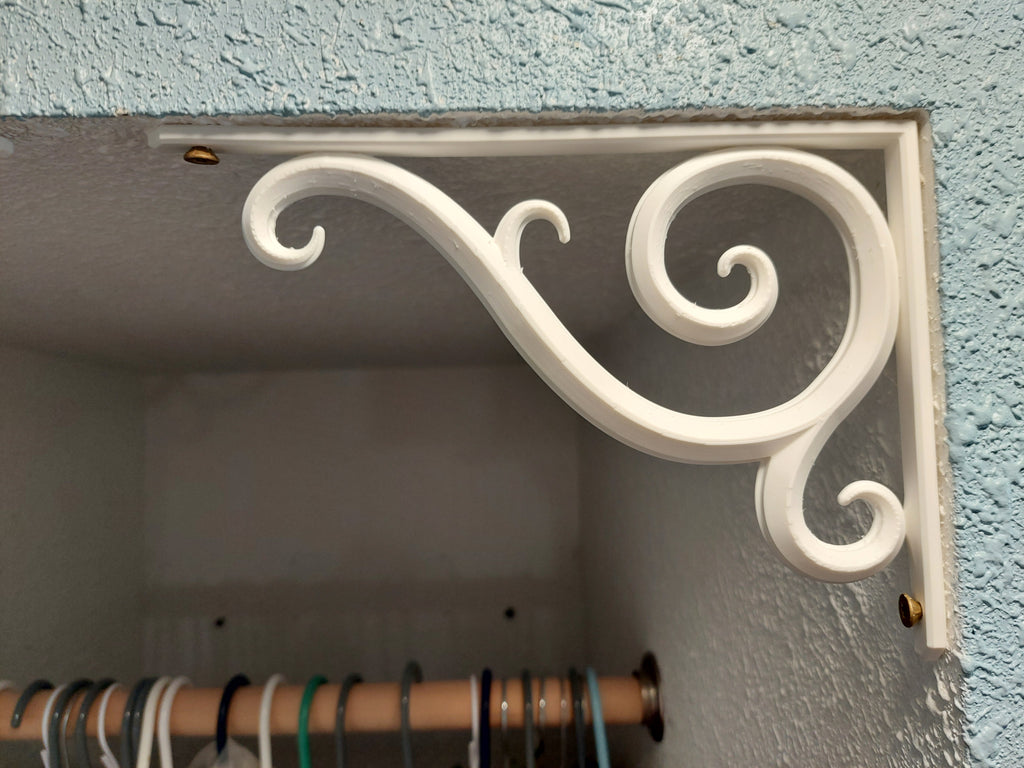 Corner Corbel Victorian Wrought Iron Style