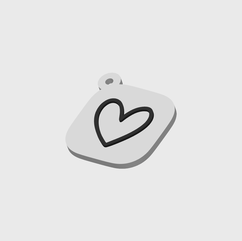 Heart NFC Keyring | Business Gift | NFC Keyring