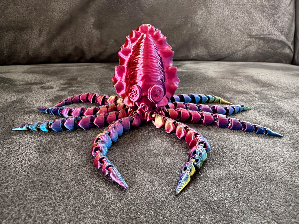 funny articulated Squid
