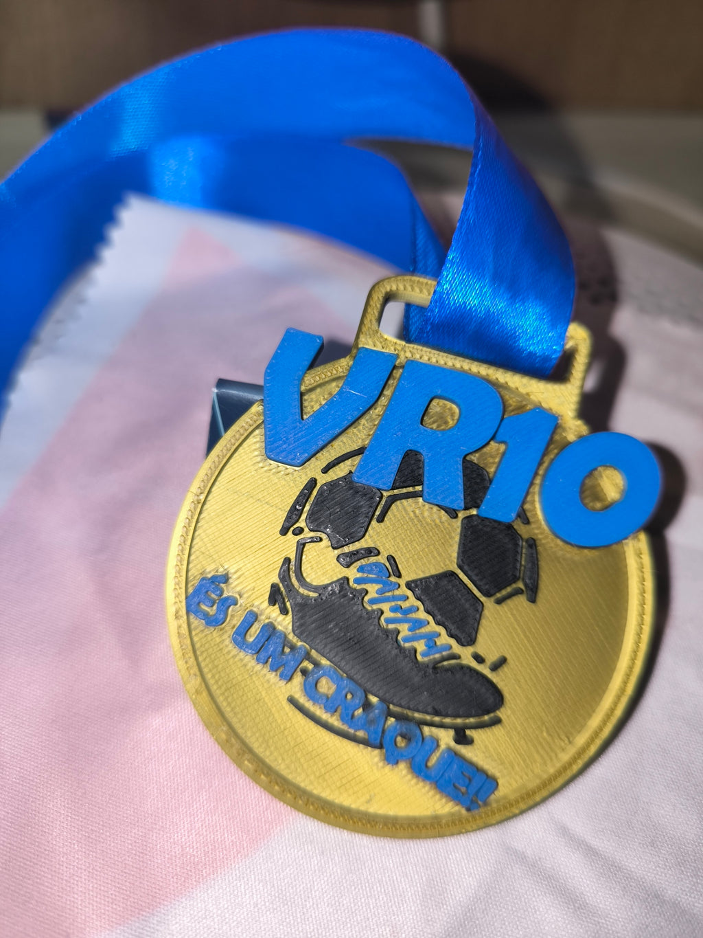 Editable Soccer Medal – Perfect for Kids' Parties!