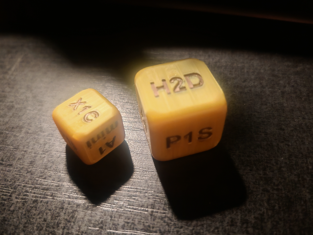 Dice Bambu Lab: H2D / X1C / P1S / P1P / A1 /A1mini