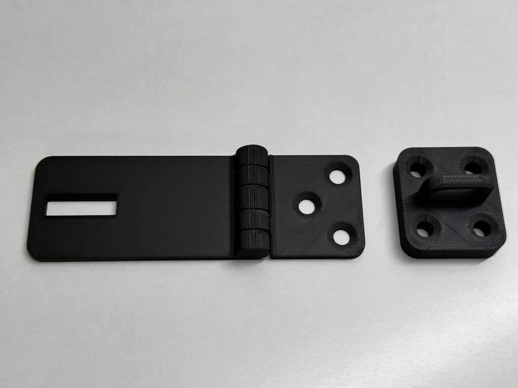 Überfalle (Locking hasp) einfach