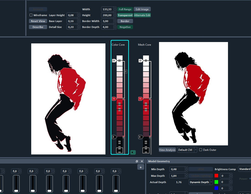 Hueforge Michael Jackson