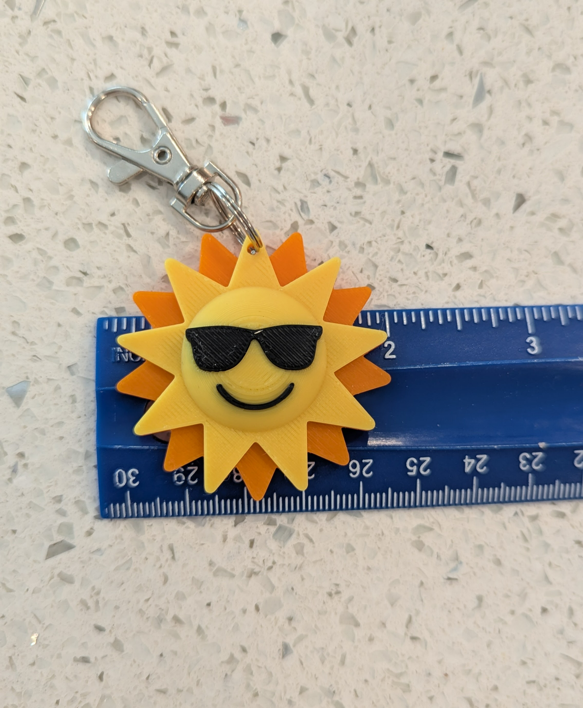 Sun Keychain