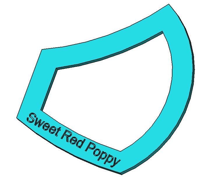 Covid 19 Style Adult Mask Sewing Template