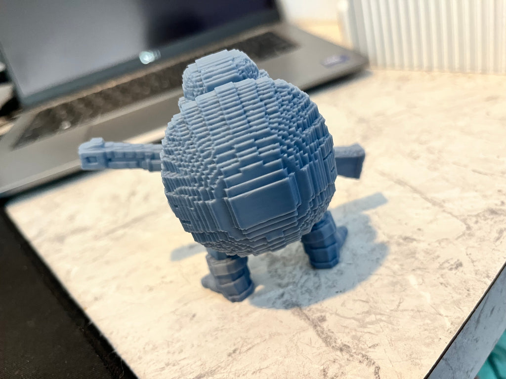 8-bit Mecha Turtle warrior figure