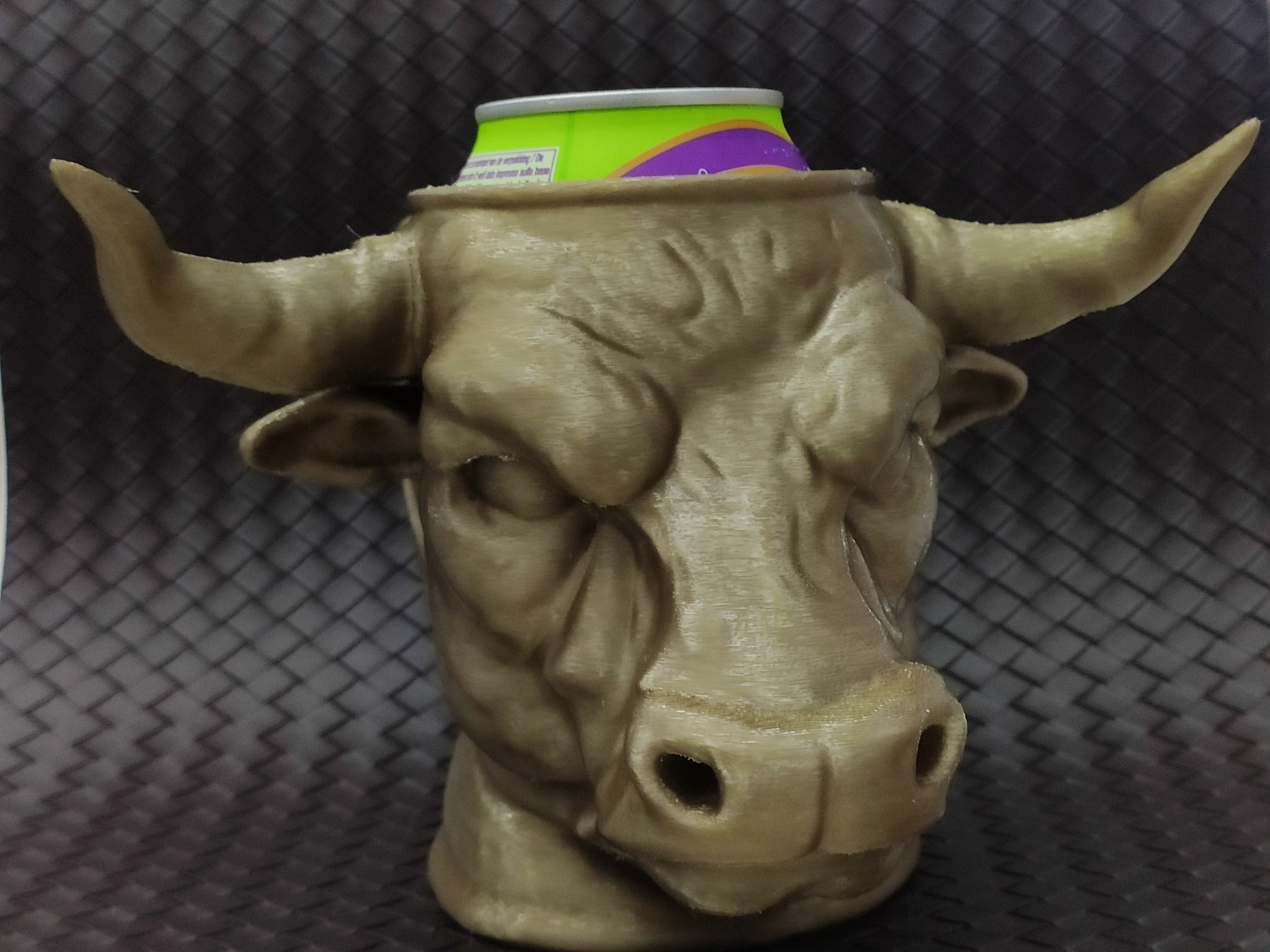 Bull Head Can Holder (0.5L + 12oz Cans) - Beer mug