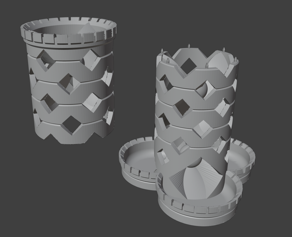 Dice Tower Triple Helix