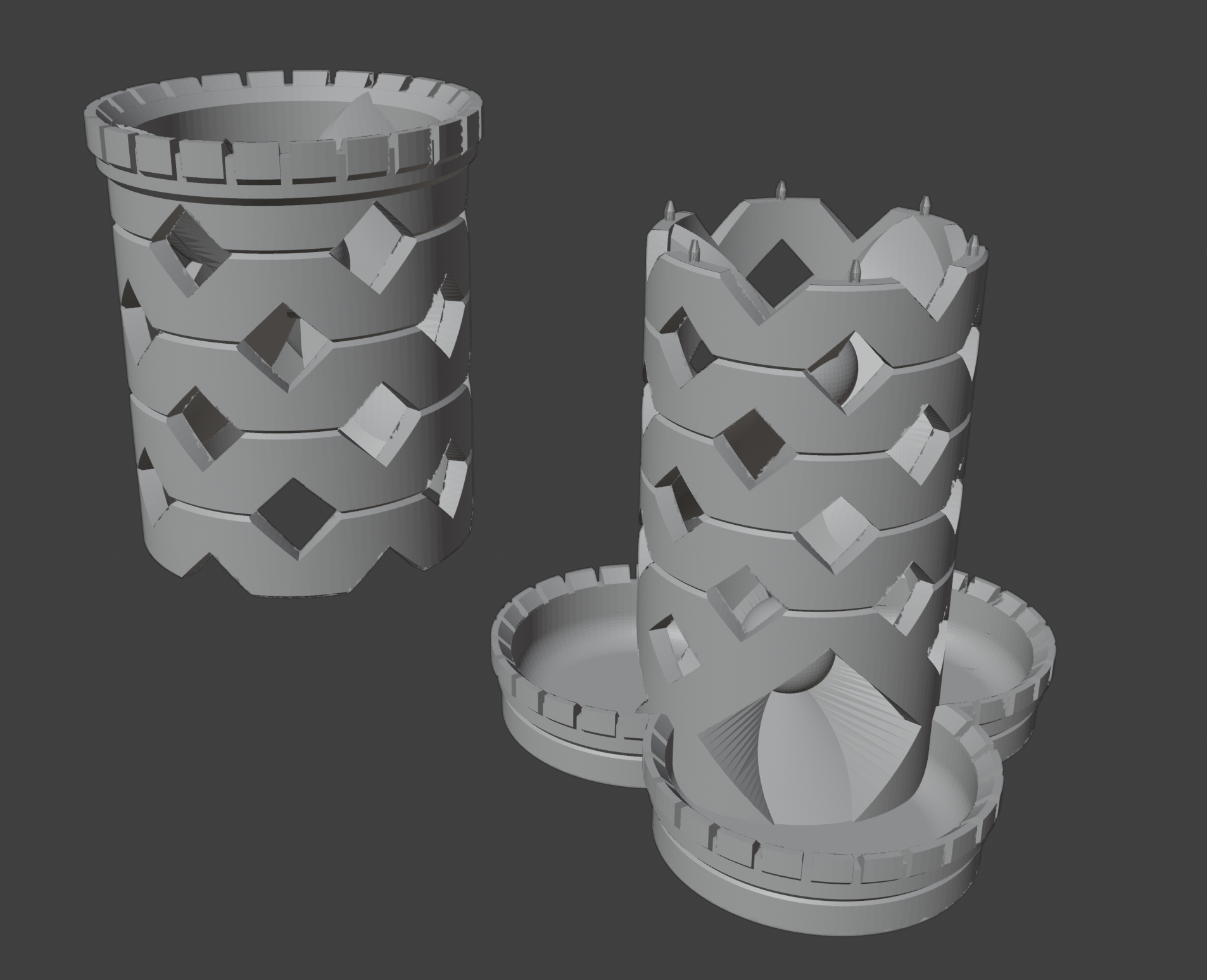 Dice Tower Triple Helix