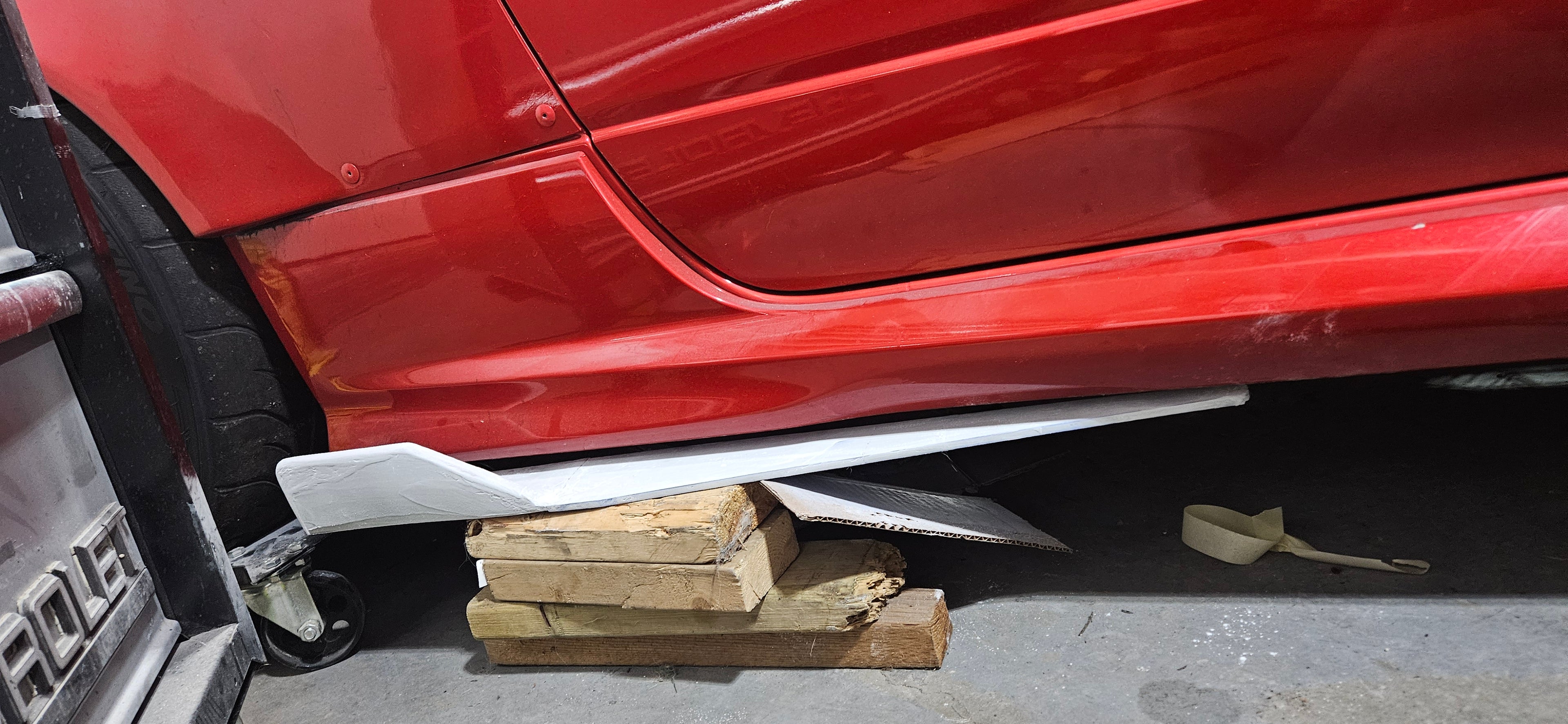Side skirt canard universal