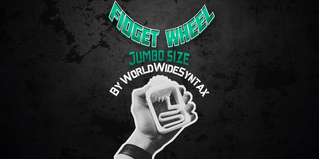 Fidget wheel jumbo size
