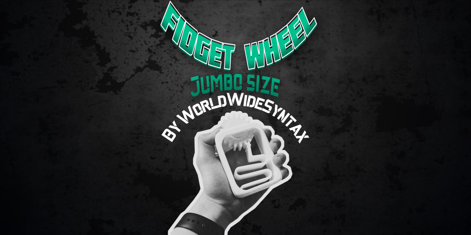 Fidget wheel jumbo size