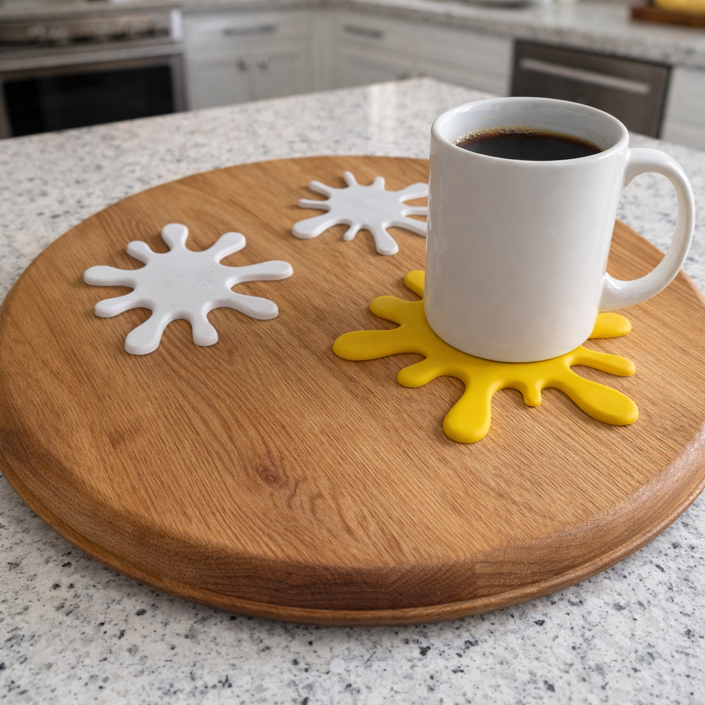 Splats Coasters Fridge Magnets BUNDLE